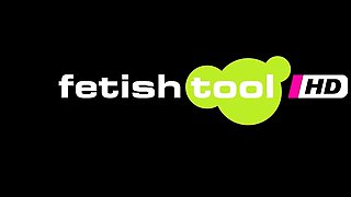 Solo jerking till cumming on mirror