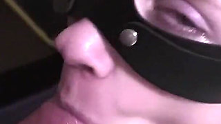 Hot Teenage Blonde Sucks Friend's Dick After Shower