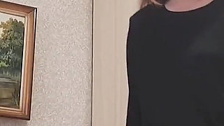 Cheating with a Girl in a Skirt and Stockings - Foot Fetish and Reverse Riding