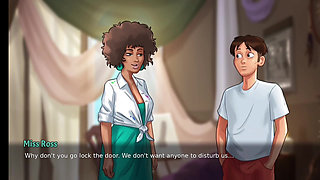 Barbara Art Scene Teacher - Summertime Saga