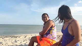 Amateur Latina Leyne Rodriguez Beach Sex With Stepbrother