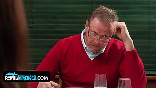 Step sisters at war: gal, aubree, and their crazy stepbrother's naughty ride