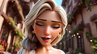 Blonde Hourglass Bombshell Drains BBC Gloryhole - Precum, Foreskin & Used Condom Overflow