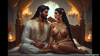 Hot desi milf cheating housewife with her husband's boss in bathroom