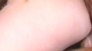 Beautiful Teen with Small Tits Ass Fucked and Cummed in Mouth by Two Monster Cocks