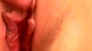 Innocent Busty blonde fingering and toying pussy