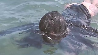 Caribbean Sea Receives Goddess Breathplay Mask Diving Glass