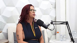 The brazzers podcast gig 7 (trimmed) - Alexis Fawx x cheerleader kait x Damion Dayski