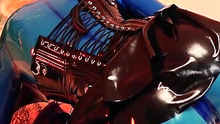 Latex Rubber Backstage Video - 2 Lesbian Girls Have Hot Sex at Home Making Porn