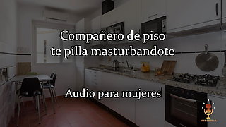 Roommate Catches You Masturbating - Erotic Audio for Women