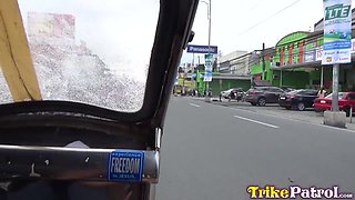 Cumface Filipina Gets Severely Plasted In Jizz - Trike Patrol