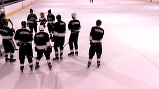 Big Boobed French Blonde Gangbanged by the Entire Ice Hockey Team