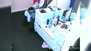 Stocking Clad Older Wife Filmed with Husband