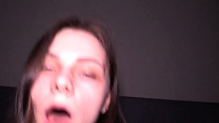 POV Blowjob Teen Girl Brunette Compilation