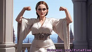 Futanari padme amidala masturbating