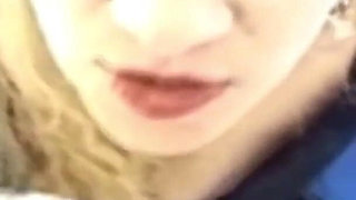 This Blonde French Slut Got Big Load of Cun on Her Face