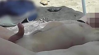 #4 Exhibitionist Wife Outdoor Amateur MILF Handjob Big Coc... Front of Voyeur with Cum - Misscreamy
