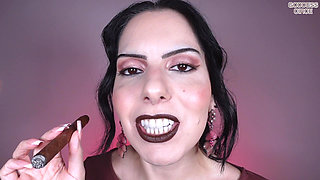 Relax and Enjoy This Beautiful Show - Cigar and Brown Lipstick
