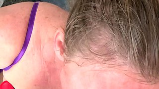Step Mommy Sucks 3 Week Old Cum Load From Stepsons BFF, Thick Sperm on Her Tounge