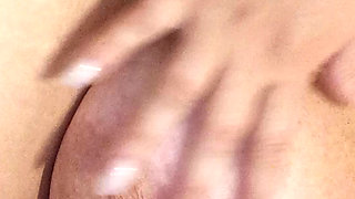 Hairy pussy with big tits