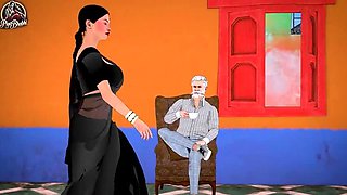 Desi Bhabhi Piya Fucked Hard by Husband in Hot Doctor Roleplay - Creampie, Doggy & Moaning