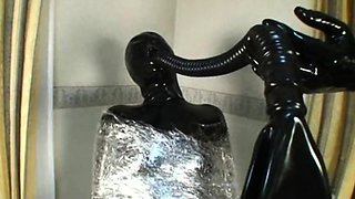 Amateur cd in latex fucked