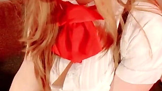 Your Girlfriend Dances and Seduces You in That Anime-style Schoolgirl Uniform