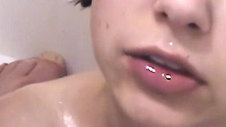 Pissing for 5 Min on Her Face and Mouth