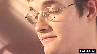 Teacher fucks his students in sex class