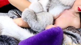 Mistress Rebecca and Lilly May in furs