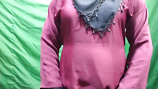 Masturbating  while wearing neighbor's clothes