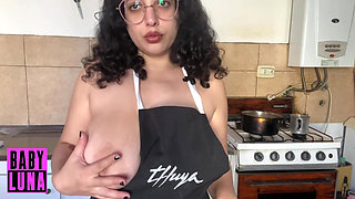 Cooking with Little Clothing