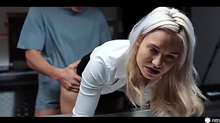 Hot Blonde Doctor Begs for Hard Cock - Time Stop Creampie in 4K