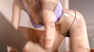 Embarrassing femdom joi with worker Misskitty2k in a cartoon world