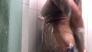 Amateur striptease and Solo masturbation