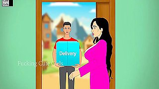 Virgin Girl Was Left By Delivery Boy And Drained The Water - Car Toon, Devar Bhabhi And Hentai Anime