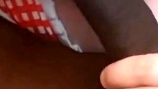 Stroking Sucking His Big Black Cock Making Him Moan and Groan