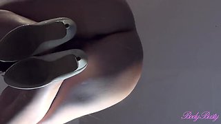 Hot MILF Striptease with Big Natural Tits - Curvy BBW Wife in 4K