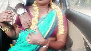 Step Dad Daughter in Law Car Sex, Telugu Dirty Talks, Part -1