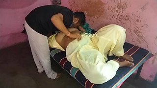 The villages desi sister-in-law was fucked by her father-in-law while sucking her nipples