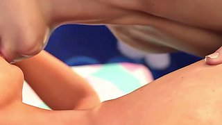 Redhead Girlfriend Teen Hot Romantic Kissing Sex with Boyfriend. He Creampies Her Pussy - Taboo University(steam Game) - Part 11