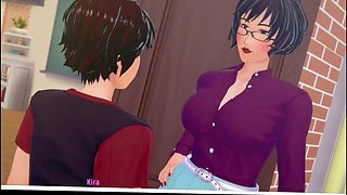 Knight of Love Cap 39 - Fucking My MILF Teacher and I Cum Inside Her