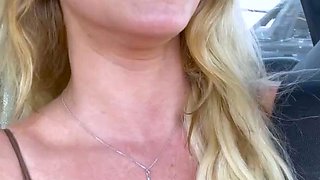 Big boobs milf masturbates with her dildo