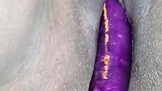 Stepsister Fucked With Stepbrother Helping Huge 6 Inch Brinjal Wet Pussy Cum Out