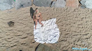 Fucked On The Beach In A Bikini - Liz Rainbow And Petite Blonde