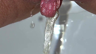 Morning Compilation of Yellow Urine in the Toilet! Pissing hairy pussy!
