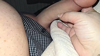Step Mom Roxy BigTits1 Jerks Step Son's Huge Cock - Handjob Fun