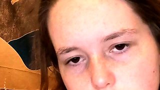 Chubby Brunette Big Boobs Dildo Masturbation