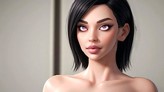 Goth Inspired Hentai Woman (slideshow)