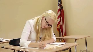 Samantha Rone and Dana Vespoli Try Anal at School